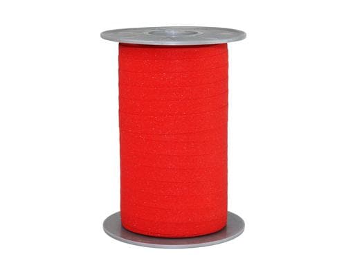 Pattberg Geschenkband Poly Glitter Grsse: 1 cm x 100 m, Farbe rot