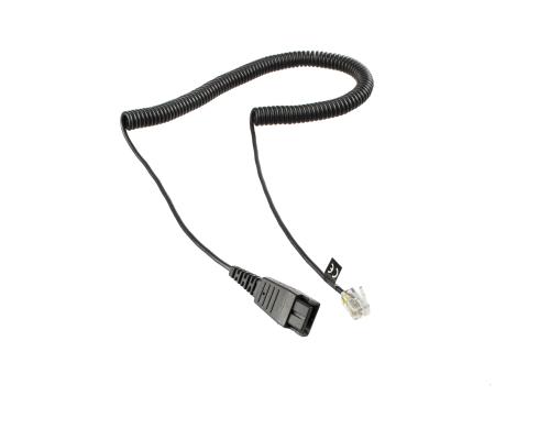 Jabra Spiralkabel QD 4/4 zu Cisco Telefone