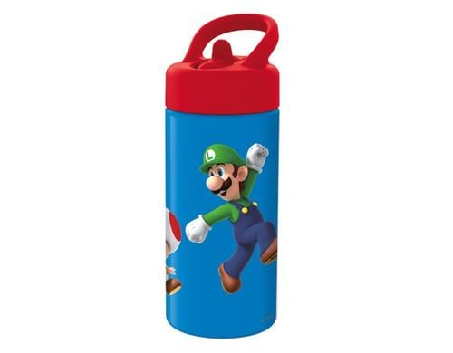 Amscan Trinkflasche Super Mario 410 ml Super Mario, 410 ml
