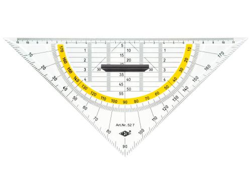 WEDO Geo-Dreieck 25cm, mit abnehmbarem Griff, 1 Stück