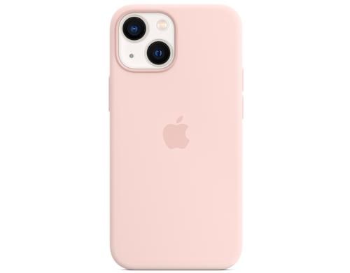 Apple iPhone 13 mini Silicone Case Pink inkl. MagSafe, Chalk Pink