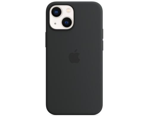 Apple iPhone 13 mini Silicone Case Black inkl. MagSafe, Midnight