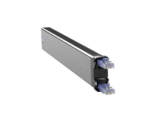 Patchbox 365 Kassette C6A UTP Violett 0.8m Slimpatchkabel, passend PBXFRAME365