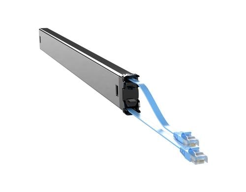Patchbox Plus+ Kassette STP Blau 2.5m Slimpatchkabel, passend fr PBXFRAME