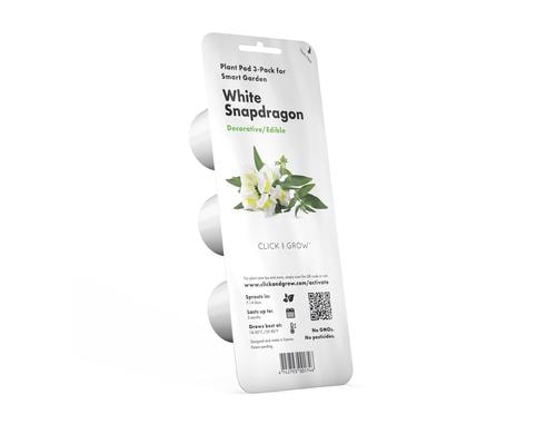 Click and Grow White Snapdragon Nachfllpackung 3er Set