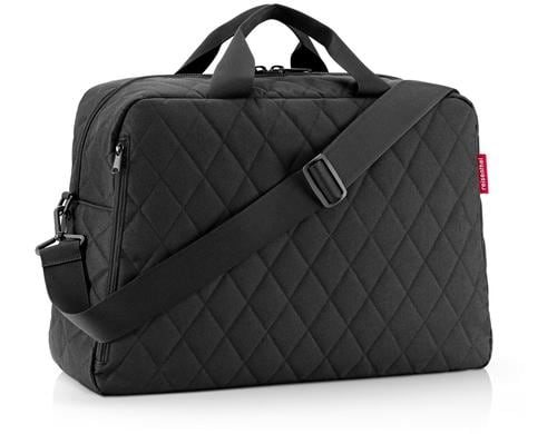 Reisenthel Reisetasche duffelbag M rhombus black, 38 l, 52 x 37 x 21 cm