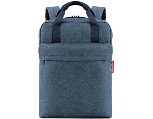 Reisenthel Rucksack allday backpack m twist blue, 15 l, 30 x 39 x 13 cm