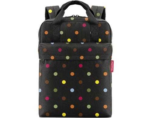 Reisenthel Rucksack allday backpack m dots, 15 l, 30 x 39 x 13 cm
