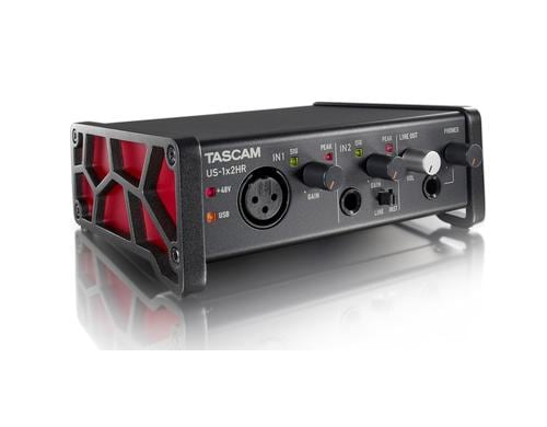 Tascam SERIES US-1X2HR USB Audio Interface, 2 In/Out, USB 2.0