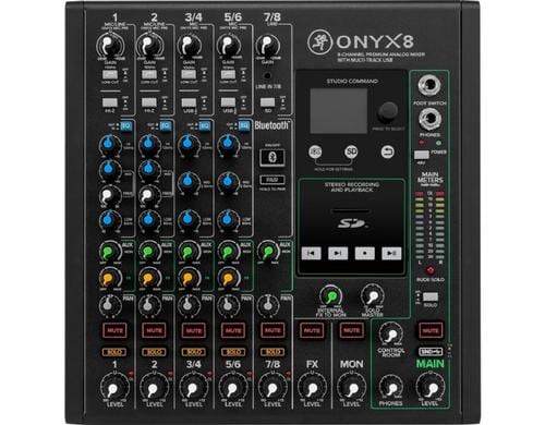 Mackie ONYX8 8-Kanal Mixer, 24Bit/96kHz Audio Interface