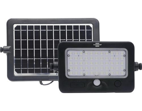 Brennenstuhl Solar LED-Strahler Schwarz outdoor, Solarmodul