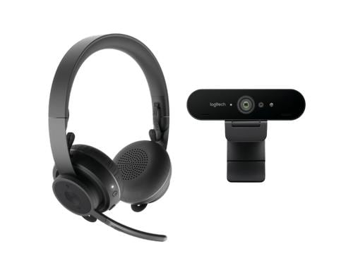Logitech Pro Presonal Video Collaboration Headset Zone Wirelss, Webcam Brio 4K