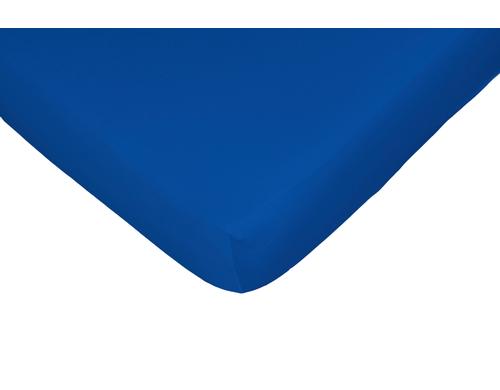 Fixleintuch Jerry blau 90-100x200 cm 100% BW-Single-Jersey, Gummizug