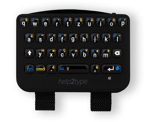 help2type Smartphone Keyboard Black fr Android und iOS