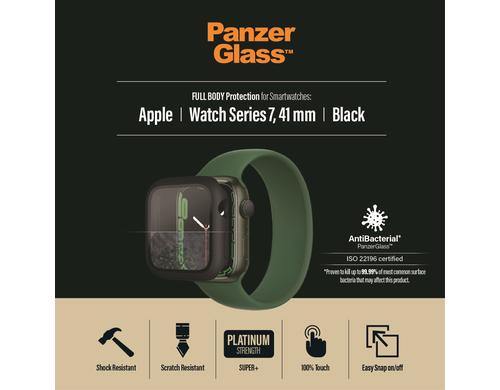 PanzerGlass Apple Watch Full Body Case Black, fr Apple Watch 7/8 (41mm)