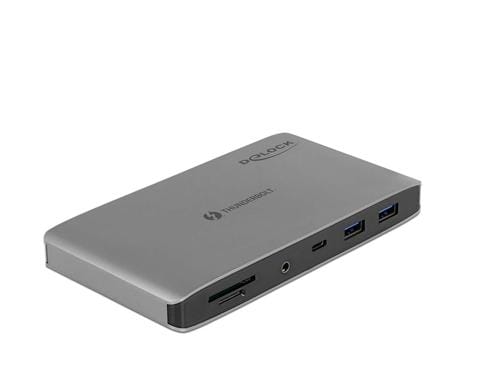 Delock Thunderbolt 3 Dockingstation 8K Dual DisplayPort / USB / LAN / SD/Audio