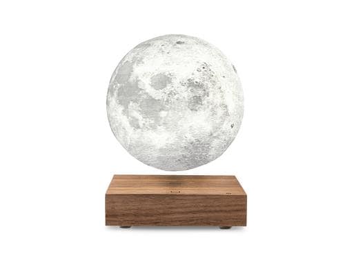 GINGKO Stimmungslicht Walnut, 3D Mond (D 14cm)