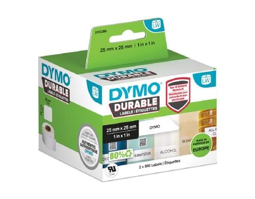 DYMO LabelWriter Etiketten 25x25 Hochleistungs-industrieetiketten