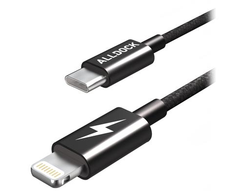Alldock Kabel Lightning zu USB-C 