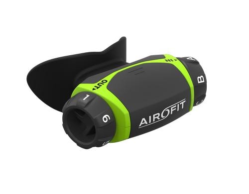 AIROFIT Atemtrainer Active schwarz/lime, Atemtraining