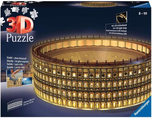Puzzle 3D Kolosseum bei Nacht Teile: 216
