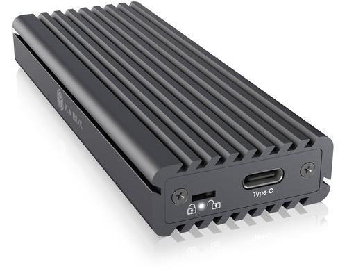 ICY BOX ext. M.2 NVMe Gehuse IB-1817MC-C31 Grau, USB 3.1 Type-C, M.2 NVMe SSD