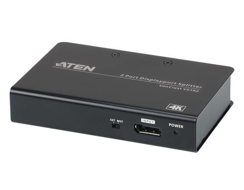 Aten VS192-AT-G: DisplayPort 2-Port 4K DisplayPort Splitter, 60Hz