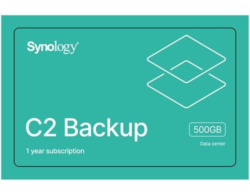 Synology C2 Backup Lizenz 1-Jahreslizenz, 500GB Backup auf C2 Cloud