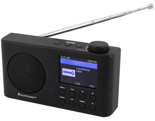 Soundmaster IR6500SW Internetradio  mit DAB+, UKW, BT, Akku