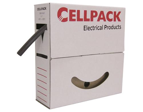 Cellpack, Schrumpfschlauch 6-2, 10m Spenderbox, schwarz