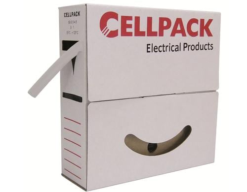 Cellpack, Schrumpfschlauch 12-4, 8m Spenderbox, weiss