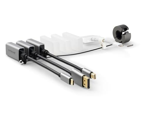 VivoLink Pro Adapter+ USB-C+ Lightning 4K@60Hz USB-C, DisplayPort, + Mini DP