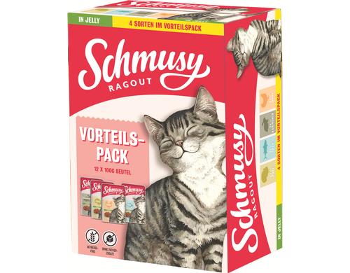 Schmusy Ragout Multipack Jelly 12x100g Beutel