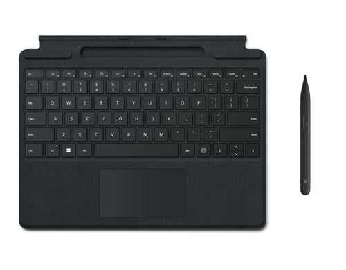 Microsoft Signature Keyboard + Pen Schwarz, fr Surface Pro 8/9 & Pro X