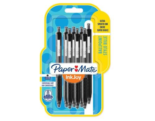 Papermate Kugelschreiber Inkjoy 300 RT M, schwarz, 8 Stk.