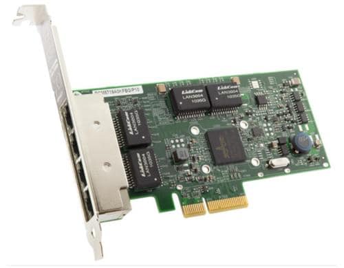 Broadcom BCM5719-4P: 4 Port Netzwerkkarte 4x 1GE, PCIe-x4 V2, WoL, VLAN, iSCSI