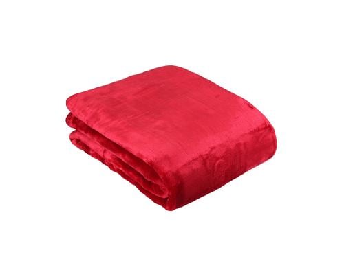 Eskimo Decke Cashmina, Rot 100% Micro-Polyester, waschbar, 150x200 cm