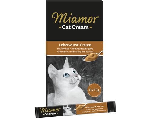 Miamor Snack Leberwurst Cream 6x15g 