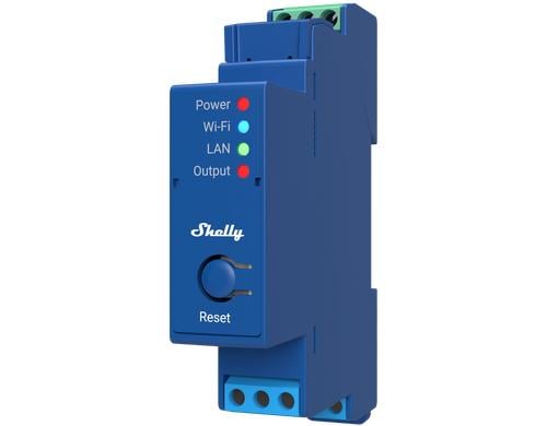 Shelly Pro 1 LAN und WiFi-DIN-Rail Switch 1-fach Schaltaktor, BT