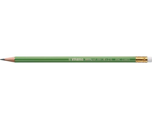 STABILO Greengraph FSC-Bleistift HB Inhalt: 12 Stk., mit Radierer
