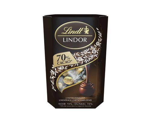 Lindt LINDOR Kugeln Dunkel 70% Kakao 200g