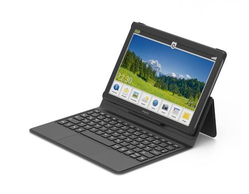 Emporia Tablet Tab1 Keypad black Keypad mit integriertem Bookcover/Stand