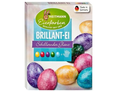 B&H Eiermalfarben Brillant-Ei Gelb, Rot, Grn, Blau, Violett