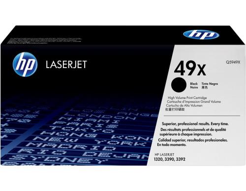 HP Toner 49X - Black (Q5949X) Seitenkapazität ~ 6'000 Seiten