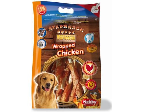 Nobby StarSnack Barbecue Wrapped Chicken 12.5cm, 113g