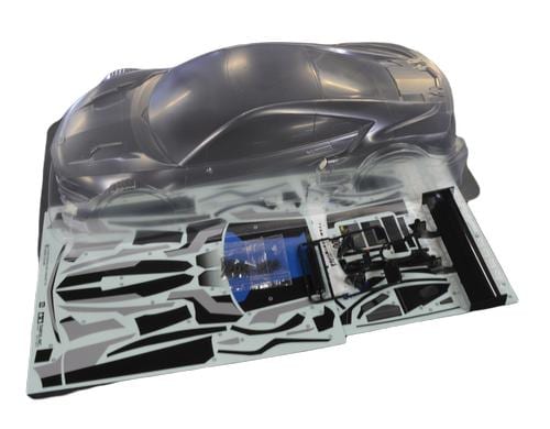 Tamiya Raybrig NSX Concept-GT Karo., 1:10, 190mm, Body Parts Set