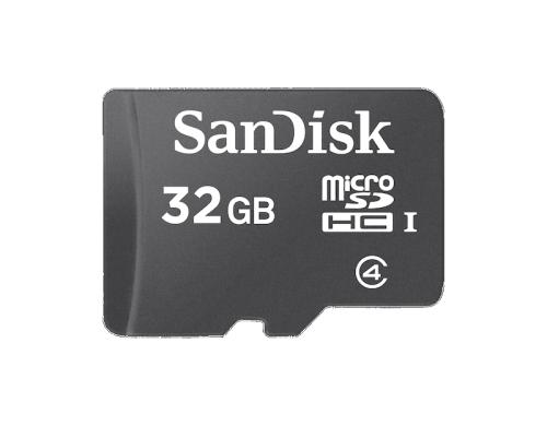 SanDisk microSDHC Card 32GB, Class 4 ohne SD-Adapter