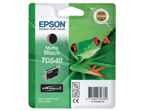 Tinte Epson C13T054840 schwarz matt, 13ml zu Stylus Photo R800, 550 Seiten