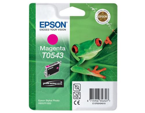 Tinte Epson C13T054340 magenta, 13ml zu Stylus Photo R800, 550 Seiten