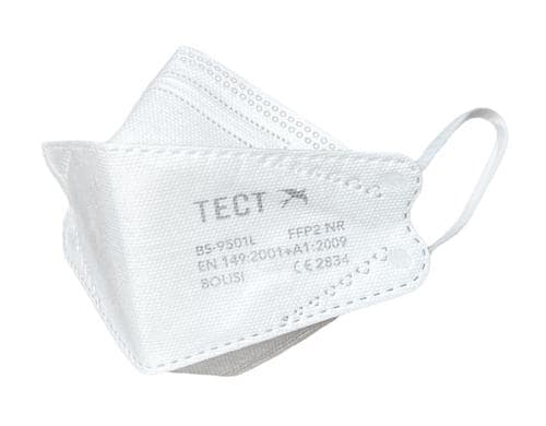 TECT Atemschutzmaske FFP2, 10 Stck einzeln Verpackt, Schutzklasse FFP2